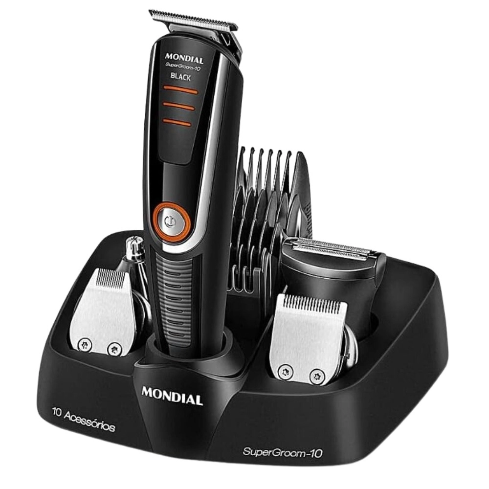 Aparador de Pelos Mondial Super Groom 10 BG-03/16 Bivolt