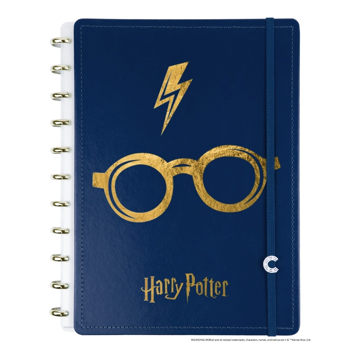 Caderno Inteligente By Harry Potter Azul Grande c/ 80 Folhas offset 90g