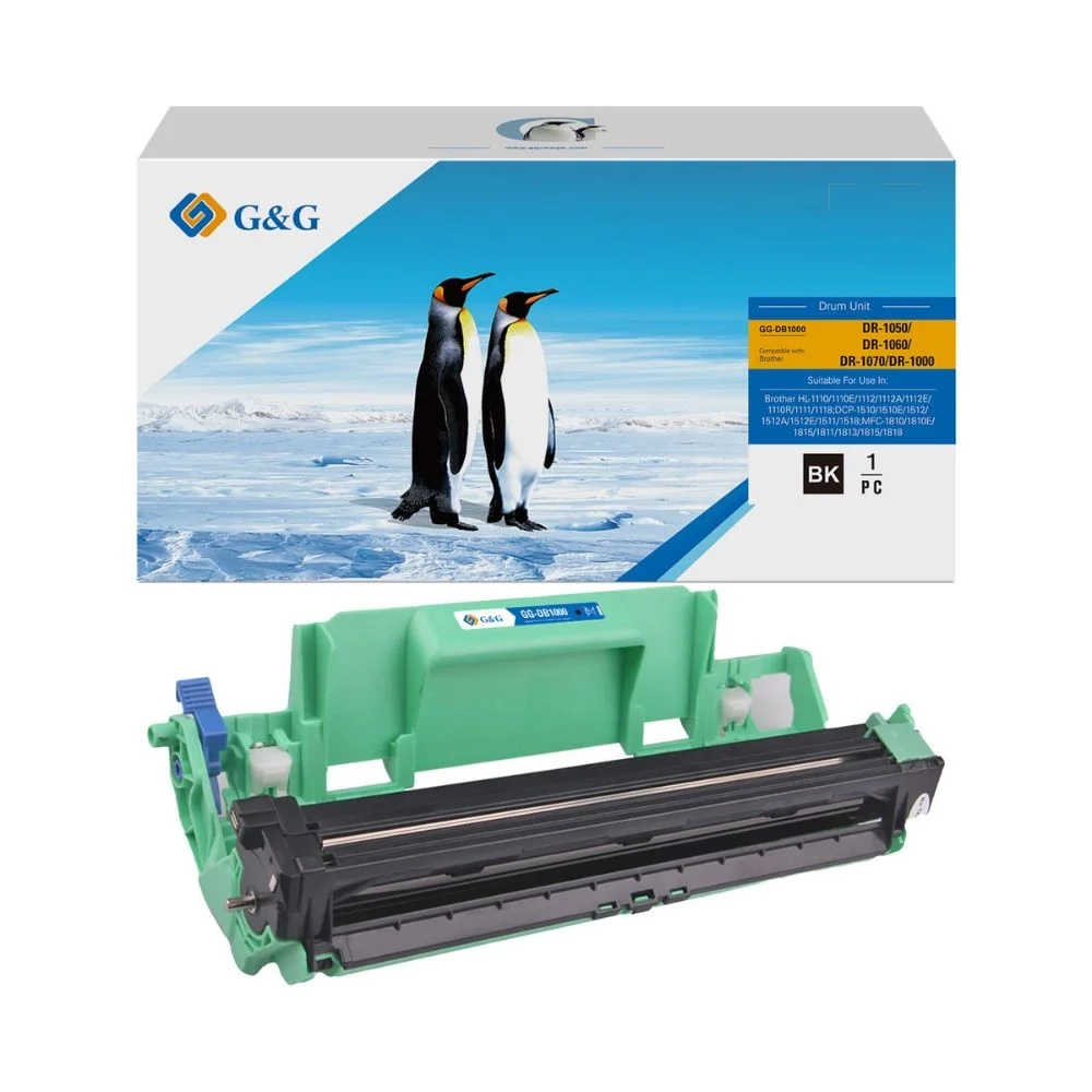 Cartucho de Cilindro Compatível Para Brother DR1060 | DCP1512 HL1112 HL1212 DCP1602 | Rendimento: 12.000 páginas | GG