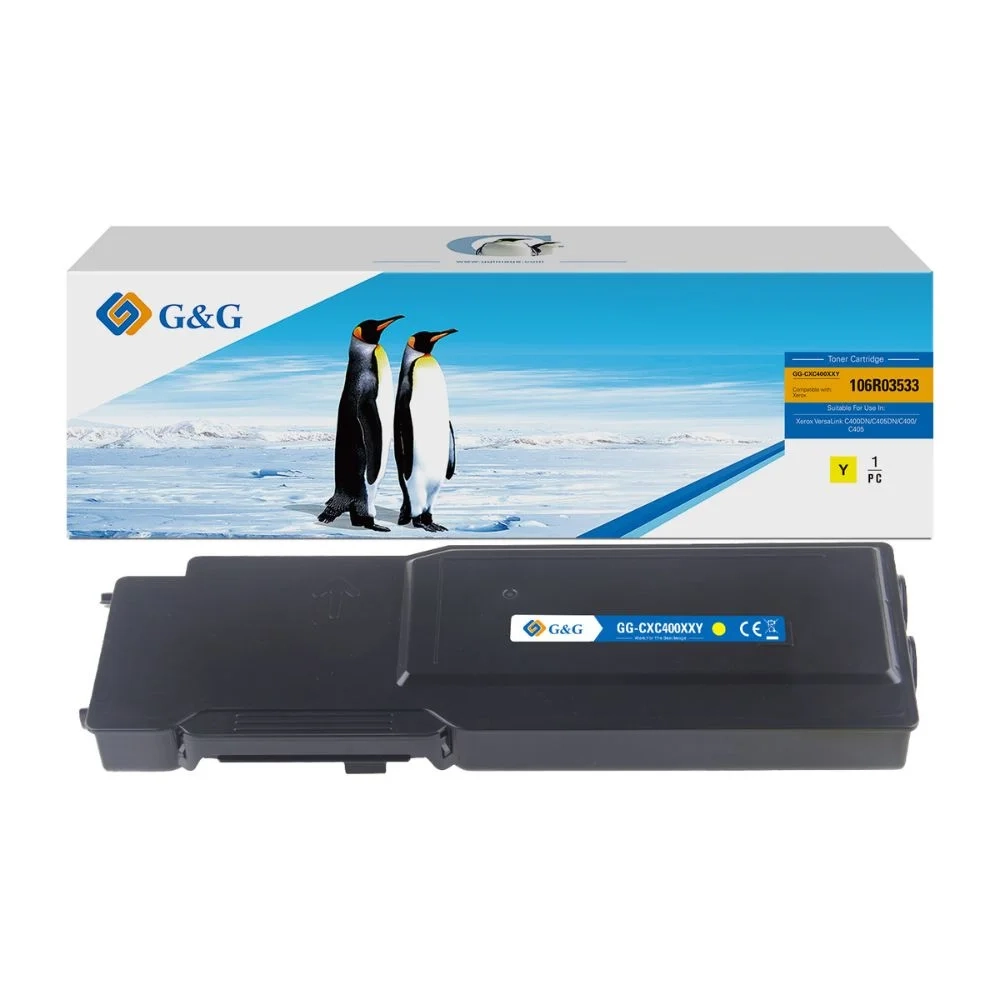 Cartucho de Toner Compativel Para Xerox C405 C405 | Cor: Amarelo | Rendimento: 8000 Páginas | GG