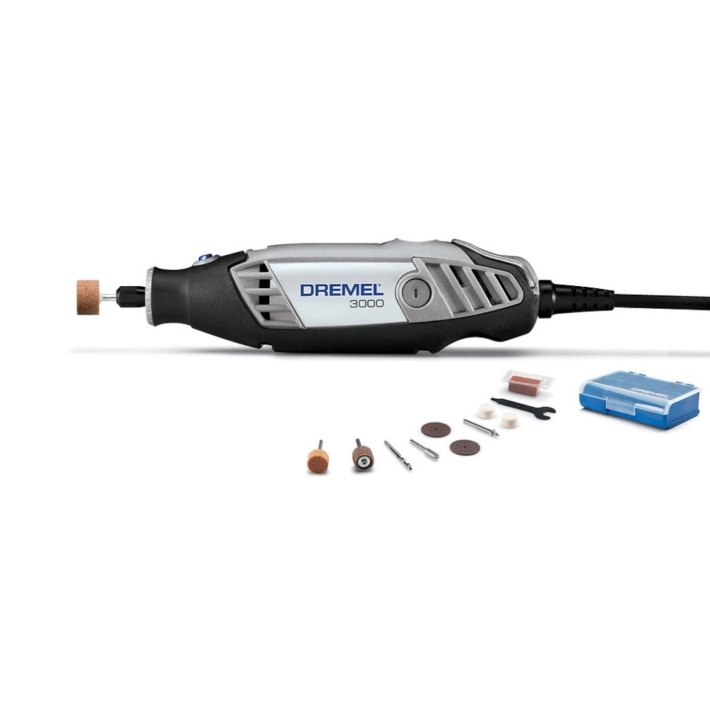 Micro Retífica Dremel 3000 Com 10 Acessórios, 90W, 220V