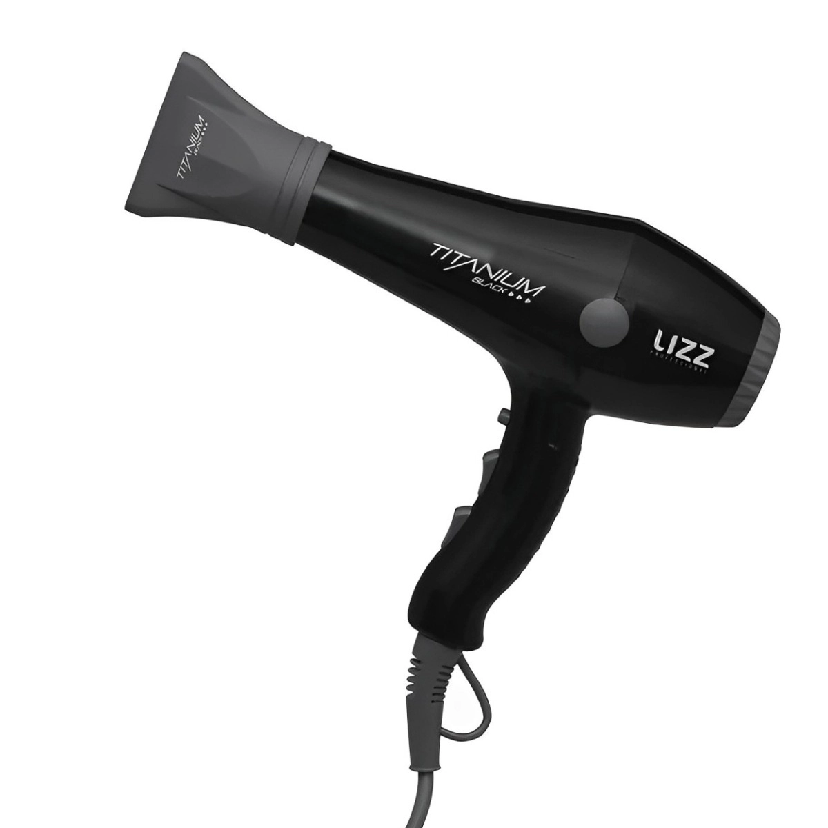 Secador Profissional LIZZ Titanium Black, 2150W, 127V Secador Profissional LIZZ Titanium Black, 2150W, 127V