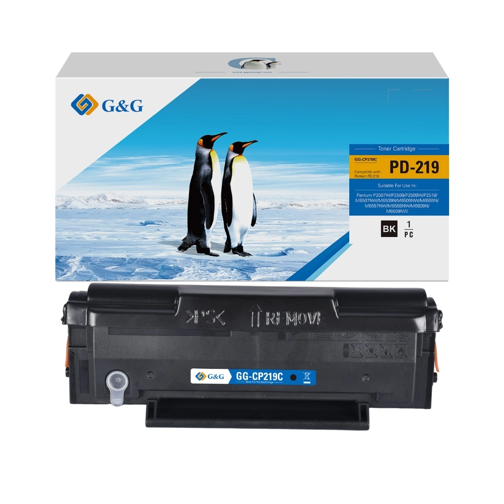 Toner Compatível para Pantum P2507W, P2509, M6509N  | Cor: Preto | 1600 Páginas | GG